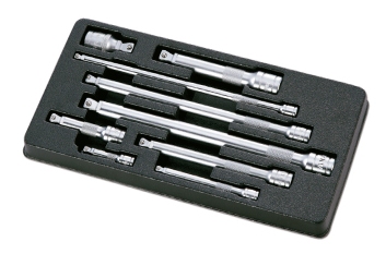 9Pcs 1/4 & 3/8 &1/2 Dr. Wobble Extension Bar Set