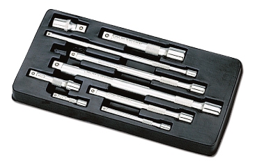 9Pcs 1/4 & 3/8 &1/2 Dr. Extension Bar Set