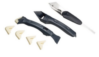 Silicone Trowel & Scraper Set W/ Stainless Blade